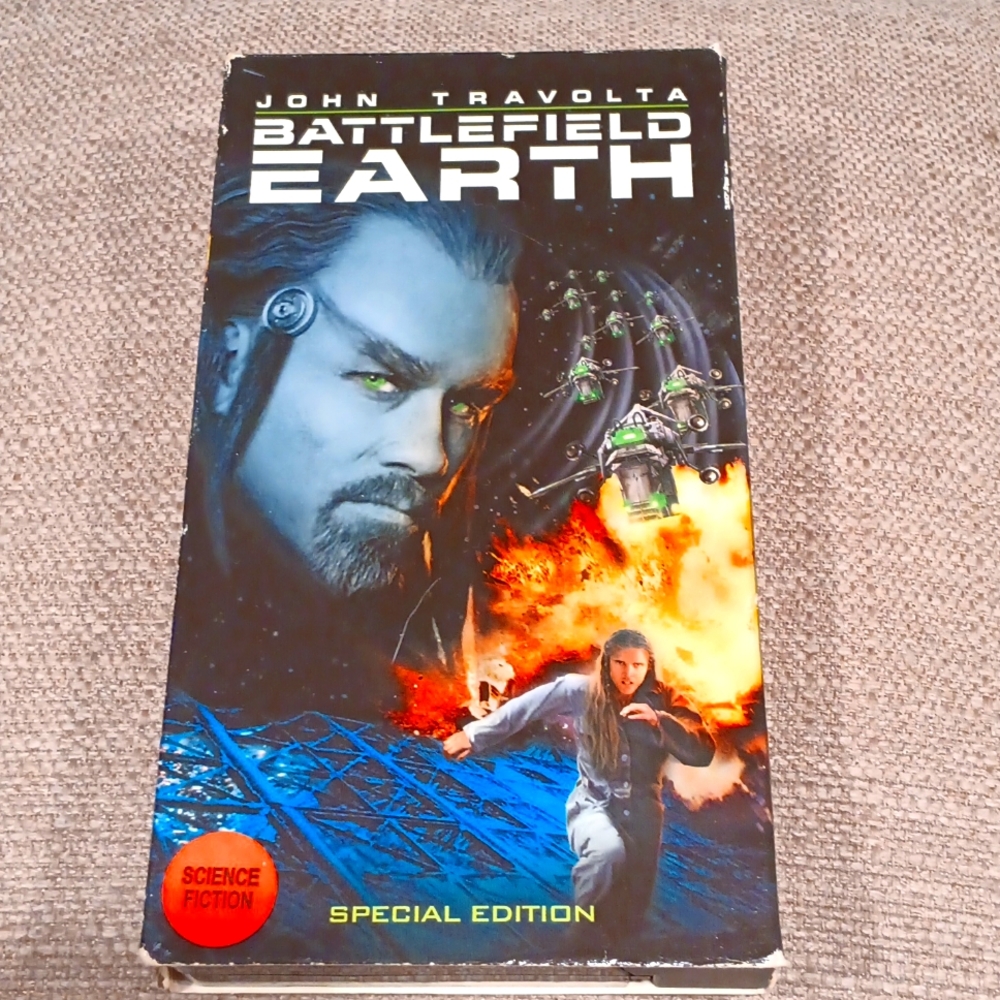 2000 Battlefield Earth Rare VHS